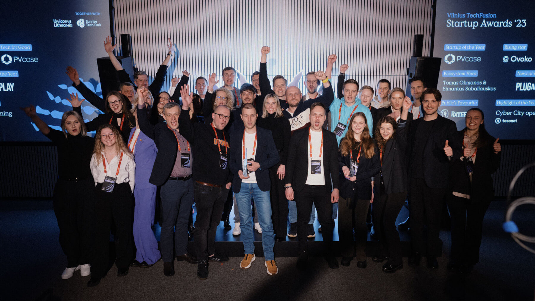 PVcase wins the most important title of the year at Vilnius TechFusion Startup Awards