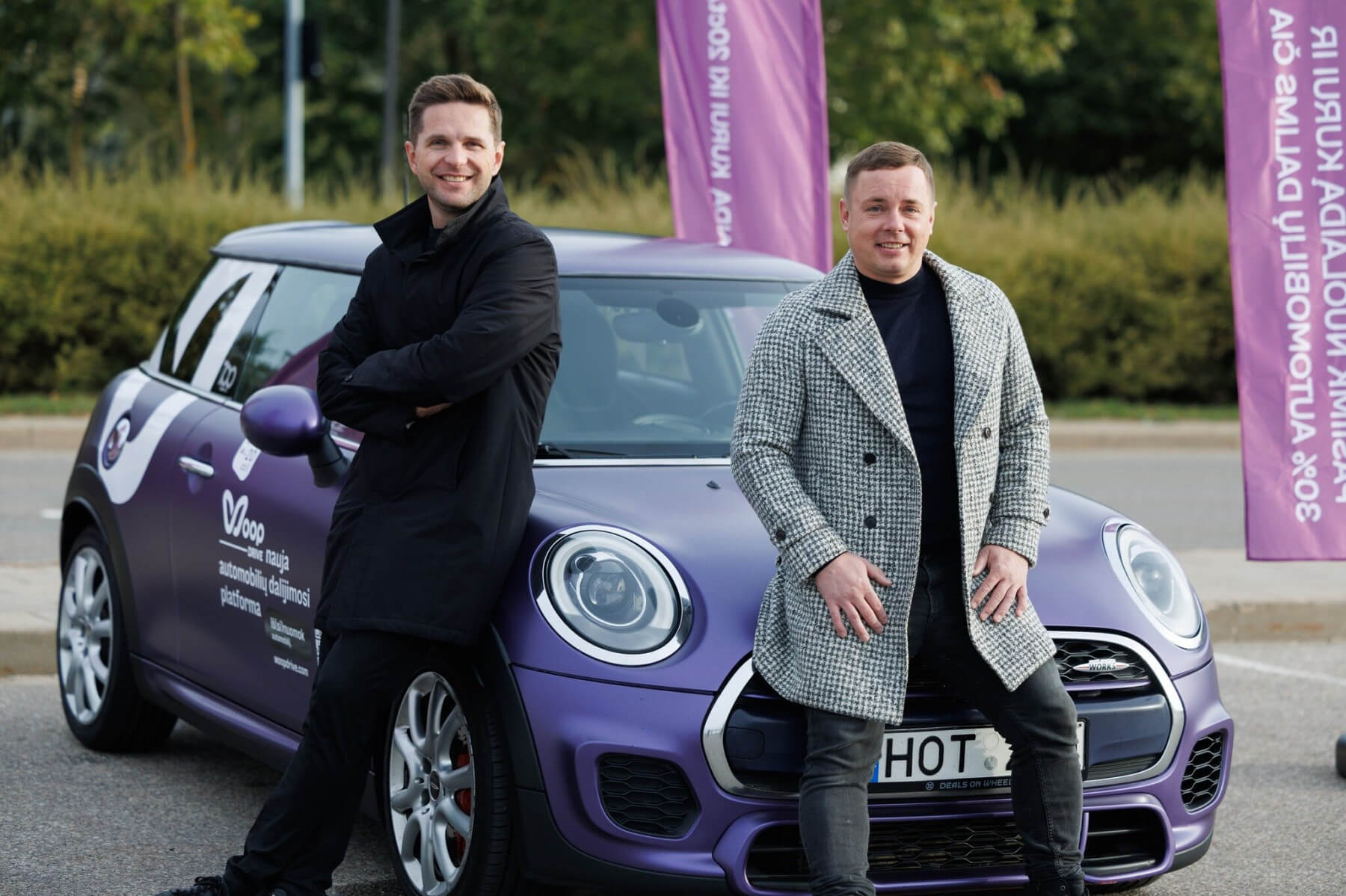Lietuvoje veiklą pradeda unikali automobilių dalijimosi platforma  „Woop Drive“